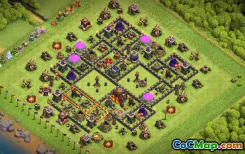 Top Coc Town Hall 10 Layouts & Maps - Kopiuj teraz! #16282