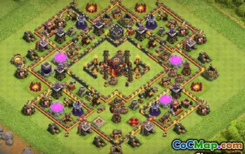 COC市政厅10个基本布局和地图可获胜！ ＃12524