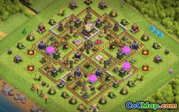 Top CoC Town Hall 11 Base Layouts: Farming & Trophy Maps #16689
