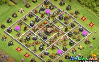 Top COC Town Hall 11 Layout di base: agricoltura, guerra e altro #13847
