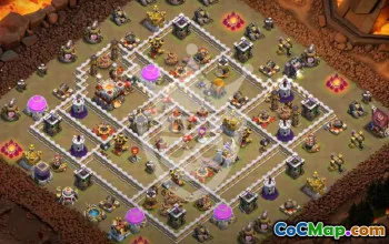 Top CoC Town Hall 11 Base Layouts & Maps #55182
