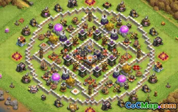 Topp COC Town Hall 11 Baslayouter & Maps - Kopiera nu! #14448