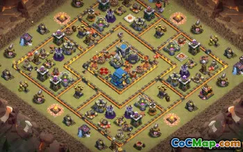 Top COC Primăria 12 Aspecte de bază: Hărți agricole și trofee #13331