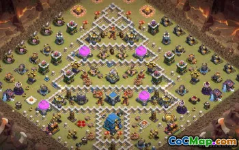 Top Coc Town Hall 12 Base Düzenleri: Komik, Hibrit ve Daha Fazlası! #13454
