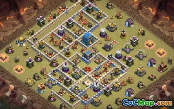 Top Coc Town Hall 12 Układy i mapy dla klanów #14661