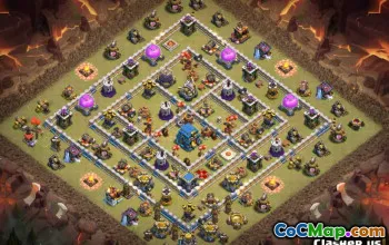 Top Coc Town Hall 12 Base Layouts & Maps for Farming #14465