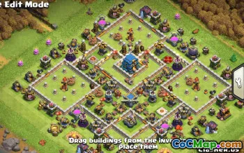 Top Coc Town Hall 12 Układy i mapy do domu i wojny #14351