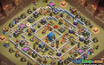 Top Coc Town Hall 12 Basislayouts und Karten für Ihr Zuhause #14587