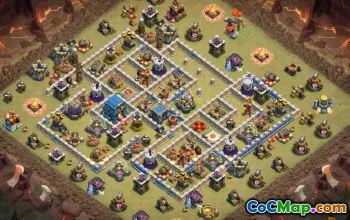 Top Coc Town Hall 12 Układy i mapy bazy | Strona główna i wojna #14557