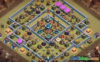 Topp COC Town Hall 13 Baslayouter: Jordbruk och trofékartor #13959