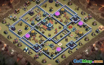 Top CoC Town Hall 13 Layouts e Links Base | Home & War #15774