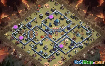 Top CoC Town Hall 13 Base Layouts & Maps for Clash of Clans #17380