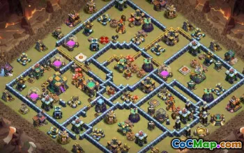 Topp COC Town Hall 14 Baslayouter: Jordbruk, krig, Trophy #14835
