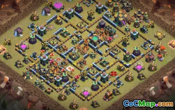 Top Coc Town Hall 14 Temel Düzenler ve Haritalar #15174