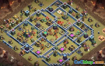 Top Coc Town Hall 14 Base Düzenleri ve Haritalar - Şimdi kopyalayın! #13506