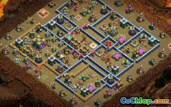 Top Coc Town Hall 14 Base Düzenleri ve Haritalar | Şimdi kopyalayın! #13883