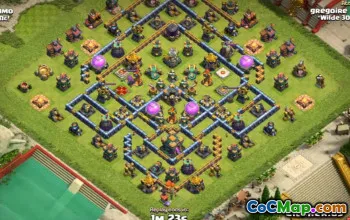 Tòa thị chính Coc hàng đầu 14 Bố cục cơ sở & Bản đồ để thành công #13651