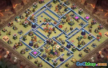Top Coc Town Hall 14 Temel Düzenler ve Savaş #13492 Haritaları
