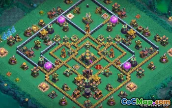 Top Coc Town Hall 14 Temel Düzenler ve Savaş ve Kupalar için Haritalar #14453