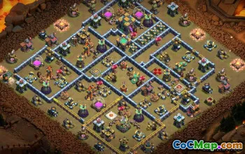Top Coc Town Hall 14 Base Düzenleri ve Haritalar - Ev, Savaş, Kupa #13882