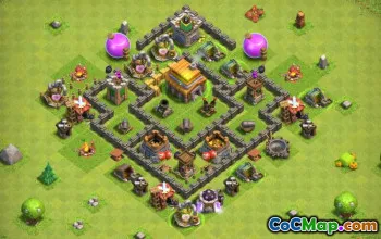 Top COC Primăria 5 Aspecte de bază și hărți pentru succes #14375