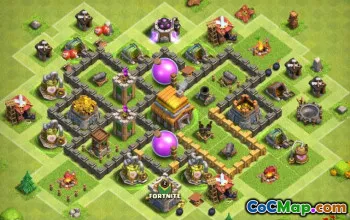 Tòa thị chính Coc hàng đầu 5 Bố cục cơ sở: Chiến tranh, Nông nghiệp & Thêm #14379