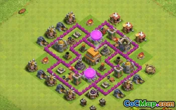 Top Coc Town Hall 6 Disposés de base: maison, guerre, trophée et plus # 14399