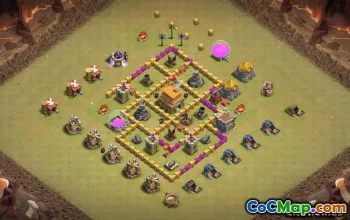 Topp COC Town Hall 6 Baslayouter & Maps | Copy & Share #13848