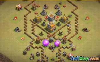 शीर्ष COC टाउन हॉल 7 बेस लेआउट - फार्मिंग एंड वॉर मैप्स #14698