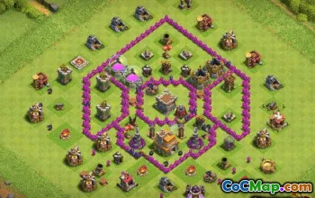 Top CoC Town Hall 7 Base Layouts: Home, War & Hybrid Maps #13234