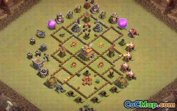 Top CoC Town Hall 7 Base Lines & Links for Success #15169