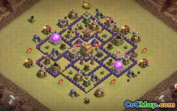 Top CoC Town Hall 7 Base Layouts & Maps - Copy Now! #17191