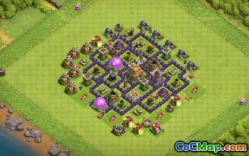 Top Coc Town Hall 7 تخطيطات قاعدة: الحرب ، الكأس والمنزل #16098