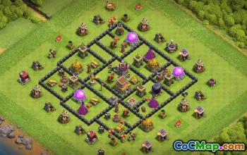 Top Coc Town Hall 8 Basislayouts: Landwirtschaft & Trophäenkarten #16250