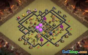 Top CoC Town Hall 8 Base Layouts: Farming & Trophy Maps #27067