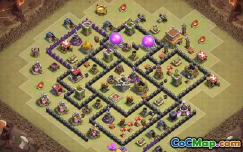 Top CoC Town Hall 8 Base Layouts & Maps for Your Home Village #17278