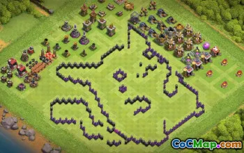 Top CoC Town Hall 8 Base Layouts & Maps - Funny & Progress #16832