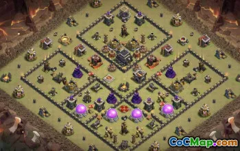 Top CoC Town Hall 9 Base Layouts: Home, War & Trophy Maps #17181