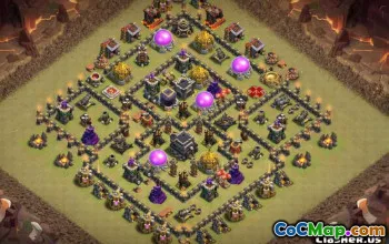 Top COC radnice 9 Base Layouts & Maps - Kopírovat nyní! #13766