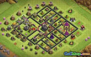 Top CoC Town Hall 9 Base Layouts & Maps - Copy Now! #14298