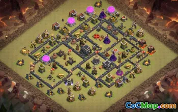 Top CoC Town Hall 9 Base Layouts & Maps for Success #14861