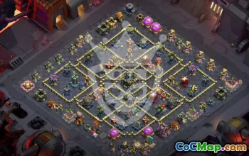 Top Copy Base Layout for Clash of Clans TH17 #53910