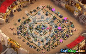 Top Copy Base Layout for Clash of Clans TH17 #55812