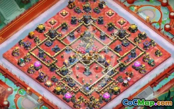 Top Copy Base Layout for Clash of Clans Town Hall 17 #55773