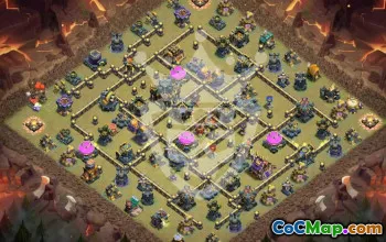 Top Copy Base Layout for Clash of Clans Town Hall 17 #55914