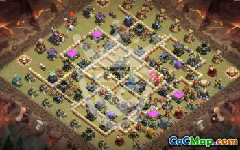 Top Copy Base Layout for Clash of Clans Town Hall 17 #55924