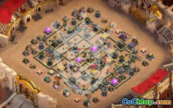 Top Copy Base Layout for Clash of Clans Town Hall 17 #56012