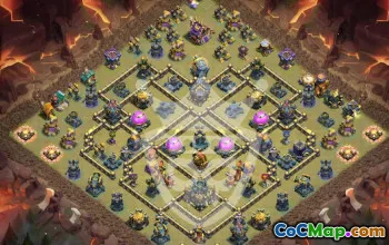 Top Copy Base Layout for Clash of Clans Town Hall 17 #56177