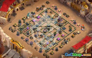 Top Copy Base Layout for Clash of Clans Town Hall 17 #56433
