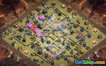 Top Copy Base Layout for TH17 Clash of Clans #54623